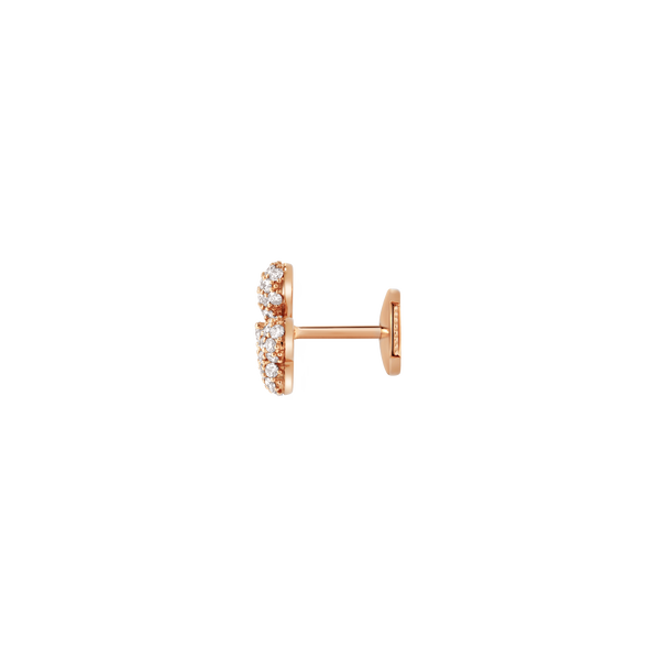 Flower of Eternity Rose Gold Earrings