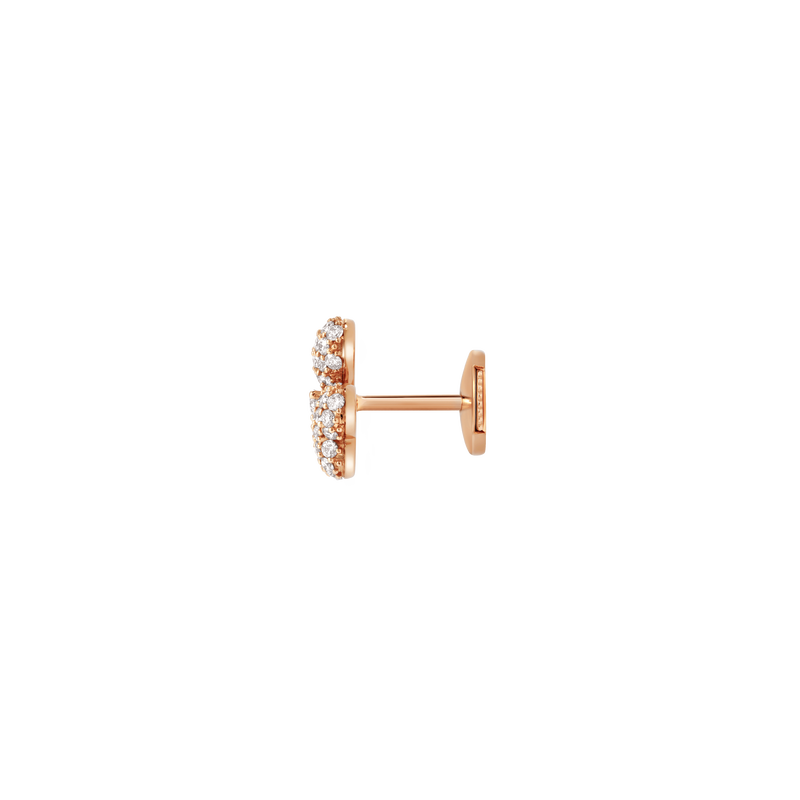 Flower of Eternity Rose Gold Earrings