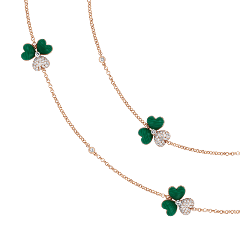 Flower of Eternity Malachite Sautoir