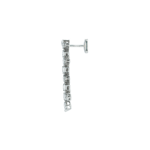 Trigonia Signature White Gold Earrings