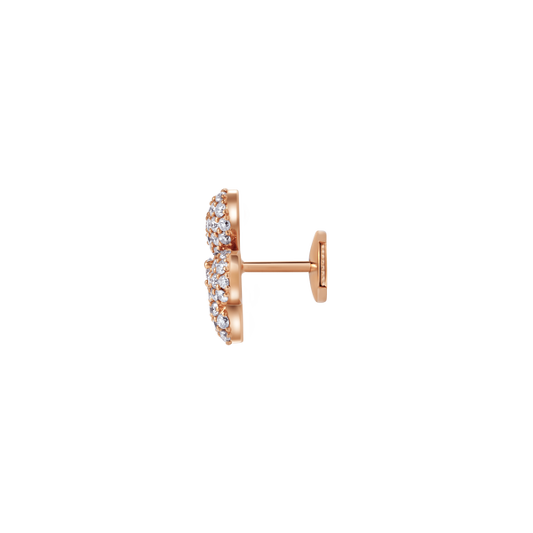 Flower of Eternity Rose Gold Earrings