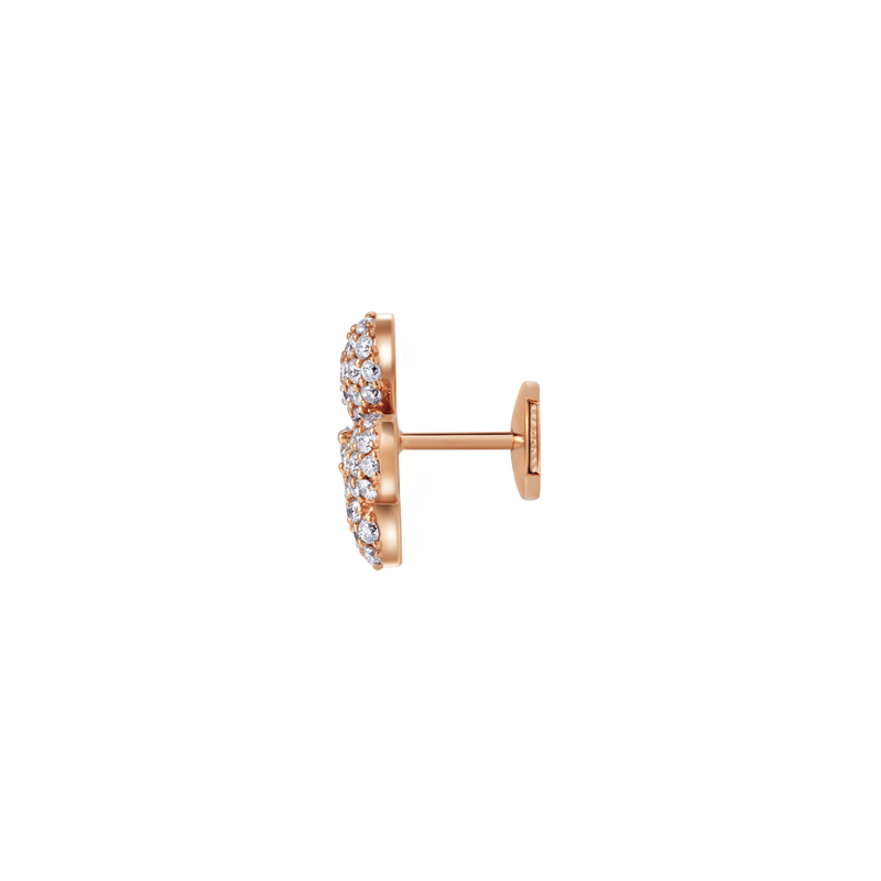 Flower of Eternity Rose Gold Earrings