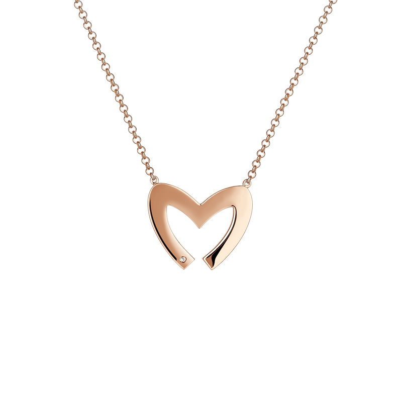 Love M Pendant with single M motif