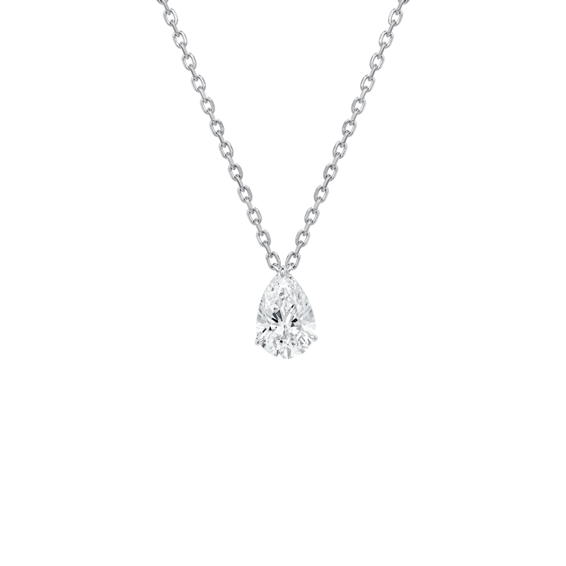 Diamond Essentials Unity 梨形單鑽吊墜