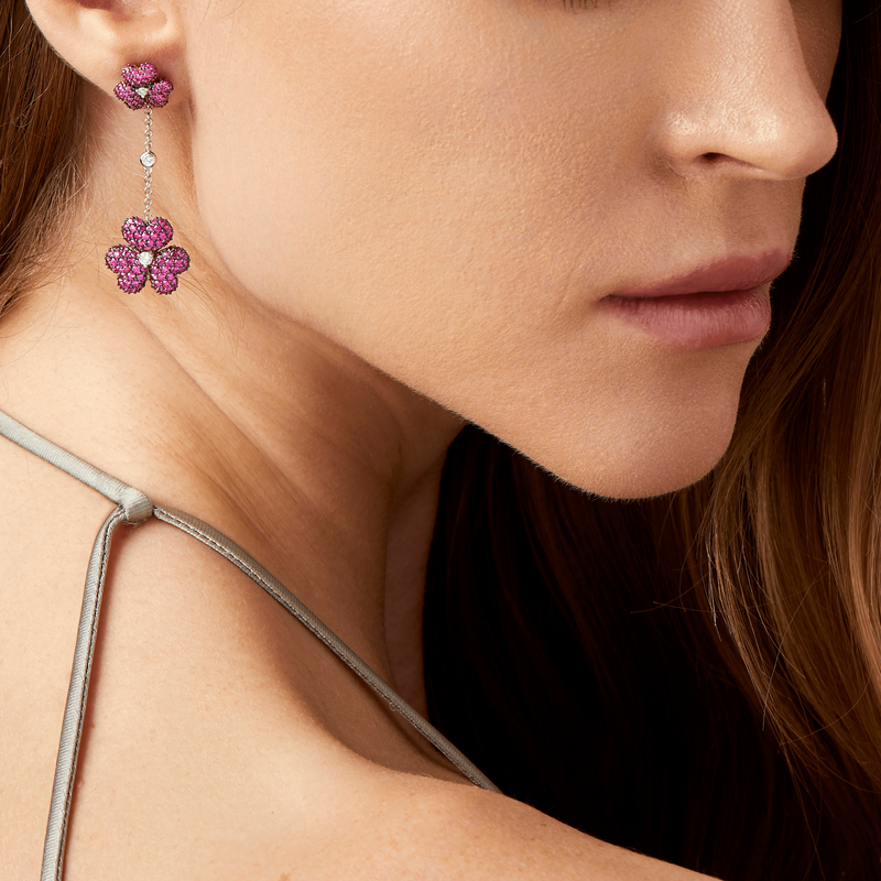 Diamond hotsell eternity earrings