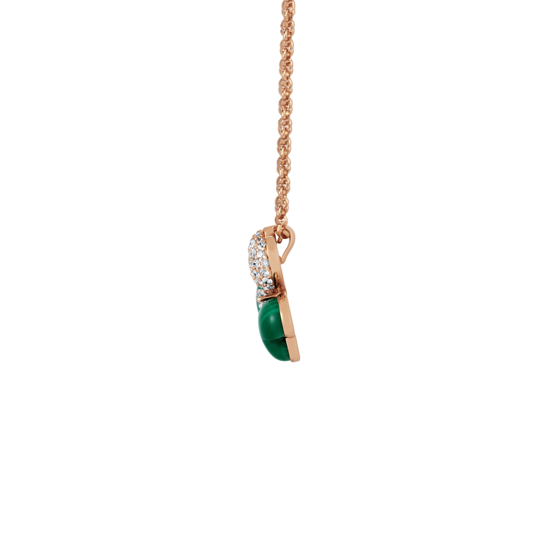 Flower of Eternity Malachite Pendant