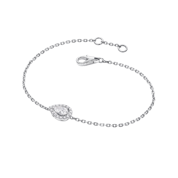 Diamond Essentials Unity Pear Bracelet