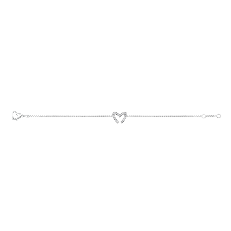 Love M Diamond Pav&eacute; Bracelet