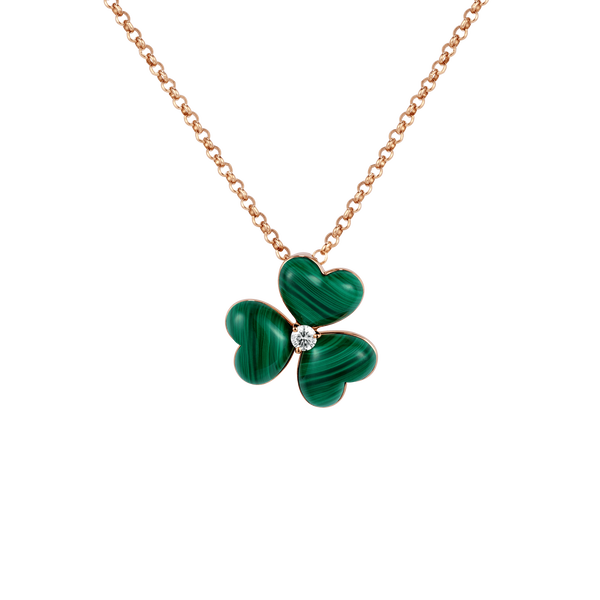 Flower of Eternity Limited Edition Malachite Pendant