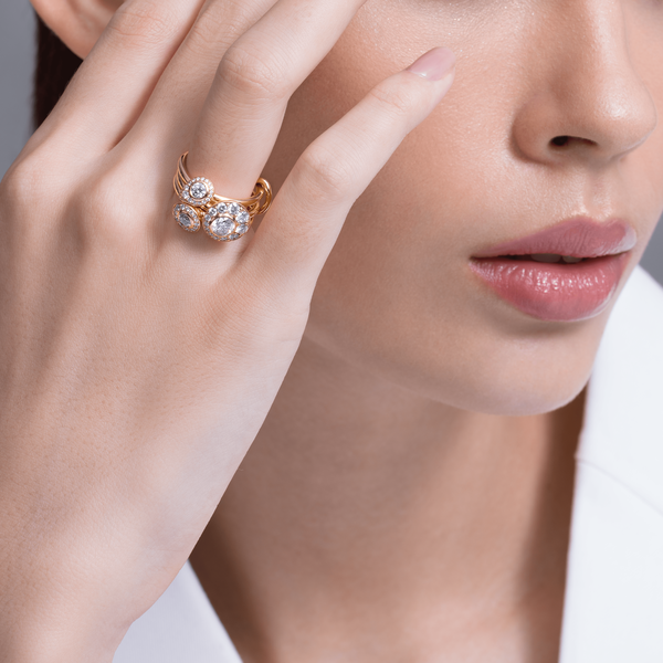 Sera Triple Stack Diamond Ring