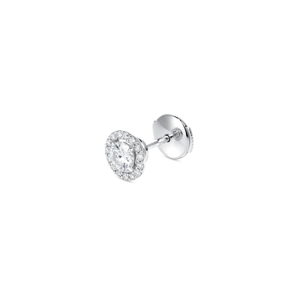 Diamond Essentials Unity Round Halo Earrings