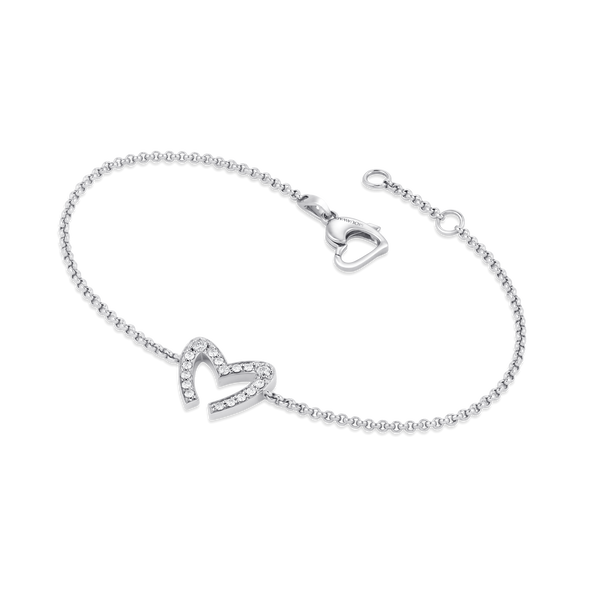 Love M Diamond Pav&eacute; Bracelet