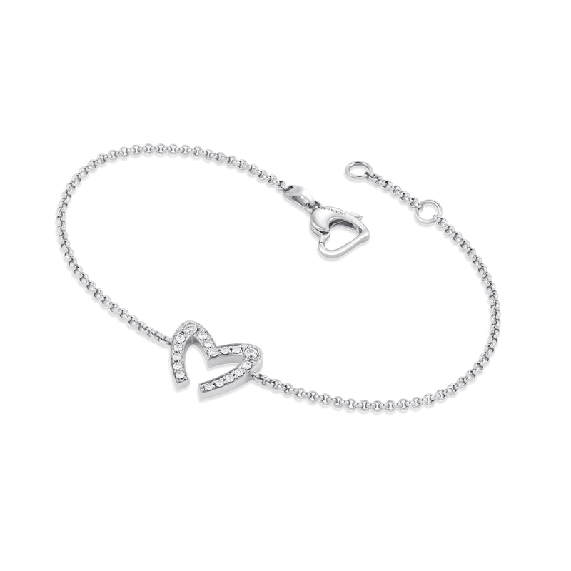 Love M Diamond Pav&eacute; Bracelet