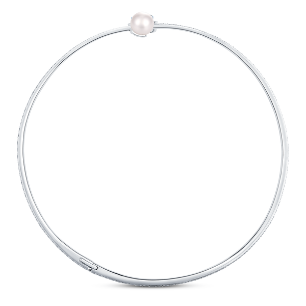 Venus Aquamarine and Diamond Pav&eacute; Necklace