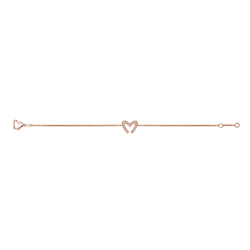 Love M Diamond Pav&eacute; Bracelet