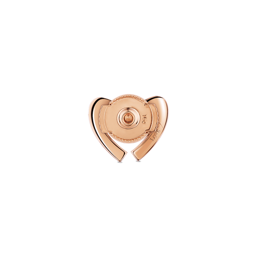 Love M Earrings with single M motif