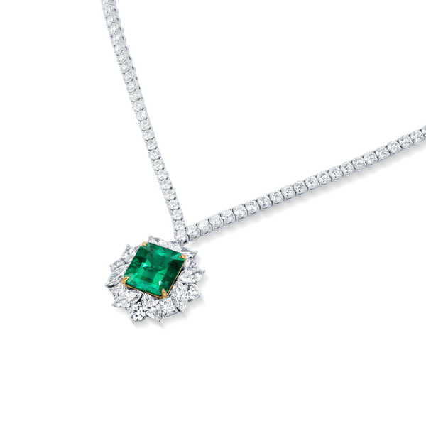 Garden of Gemstone Emerald Necklace