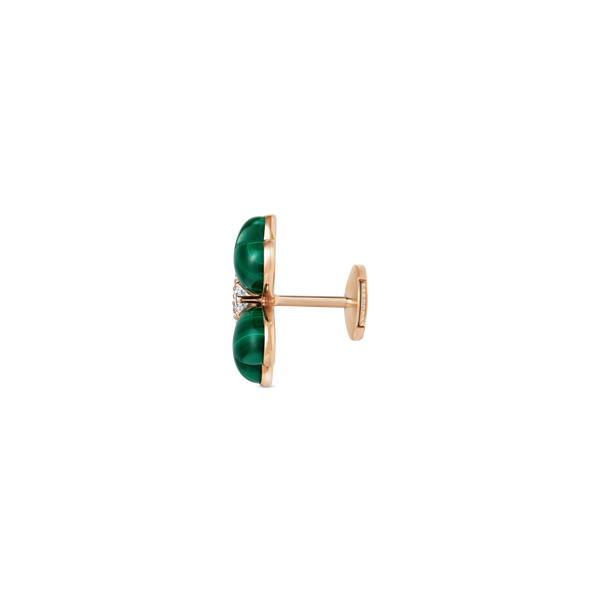 Flower of Eternity Malachite Earrings