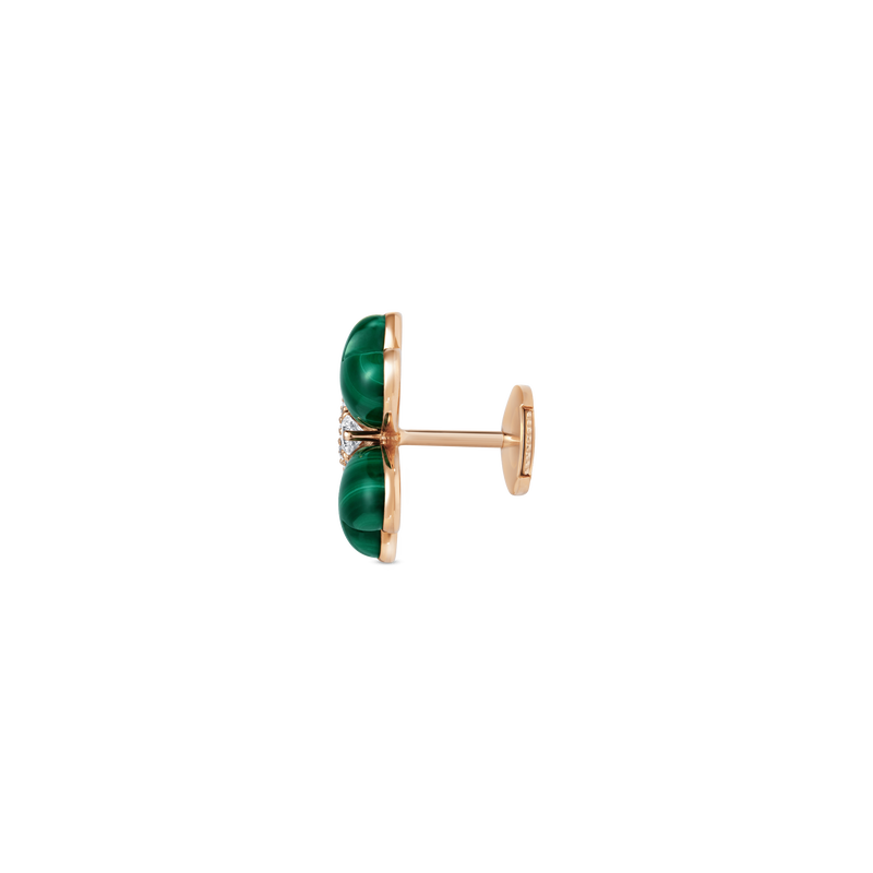 Flower of Eternity Malachite Earrings