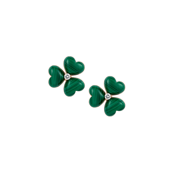 Flower of Eternity Limited Edition Malachite Earrings