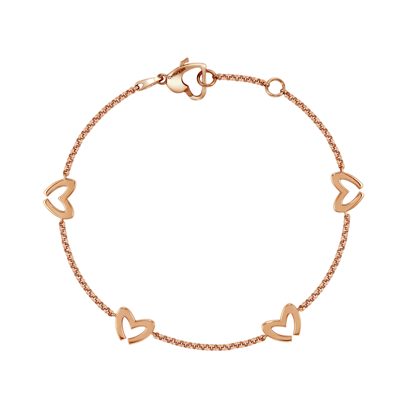 Love M Bracelet with four M motifs
