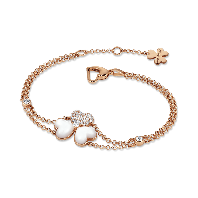 Flower of Eternity Mother of Pearl Bracelet
