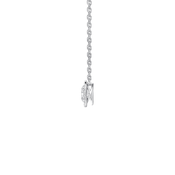 Diamond Essentials Unity Oval Halo Pendant