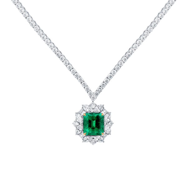 Garden of Gemstone Emerald Necklace