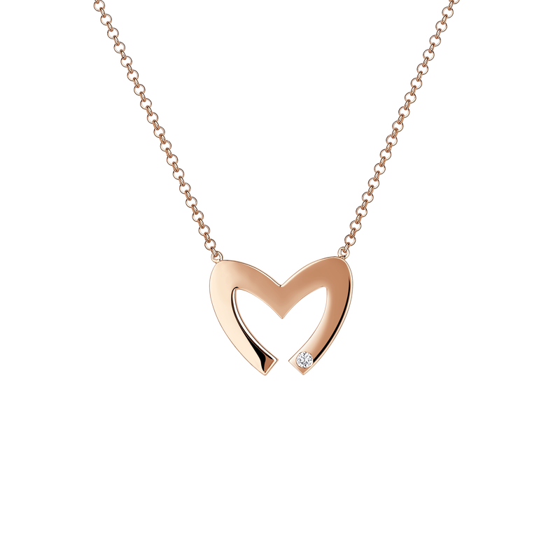 Love M Pendant with single M motif