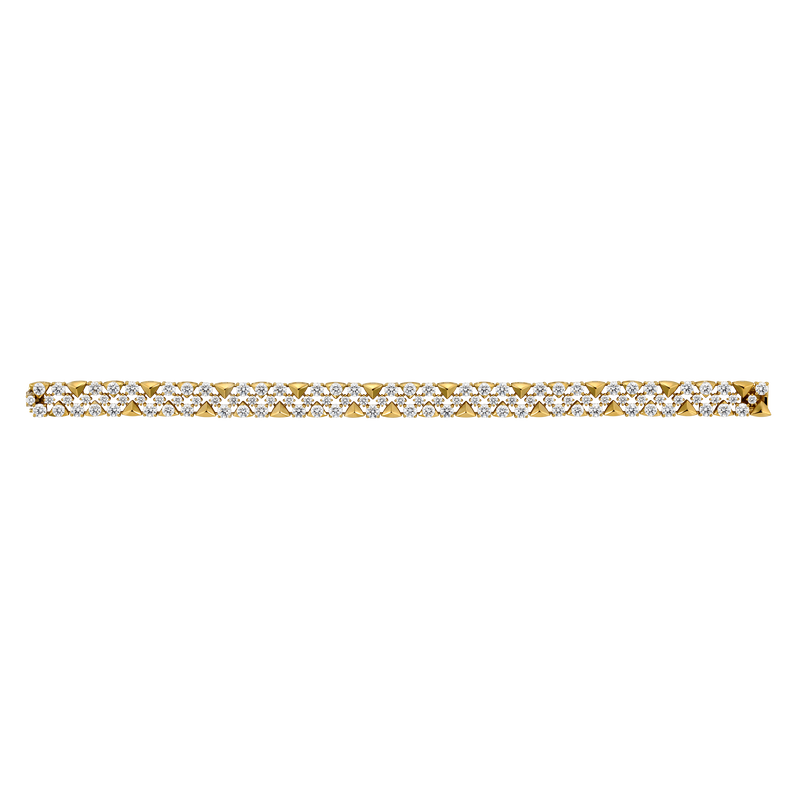 Trigonia Signature Yellow Gold Bracelet