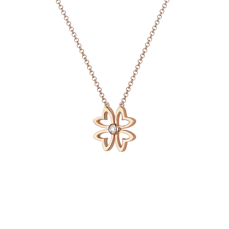 Love M Pendant with four M motifs