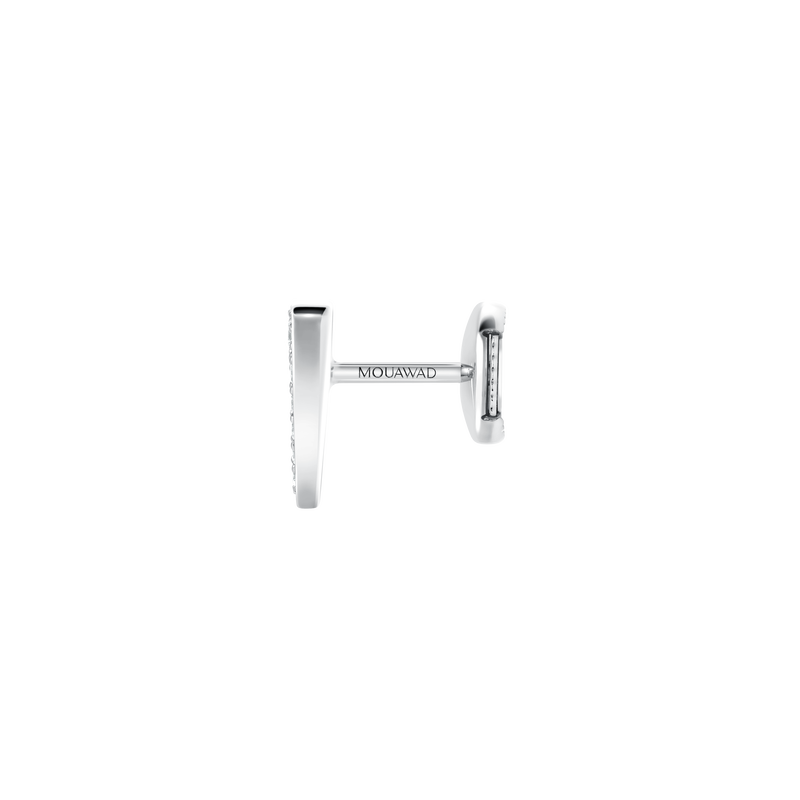 Love M Diamond Pav&eacute; Earrings