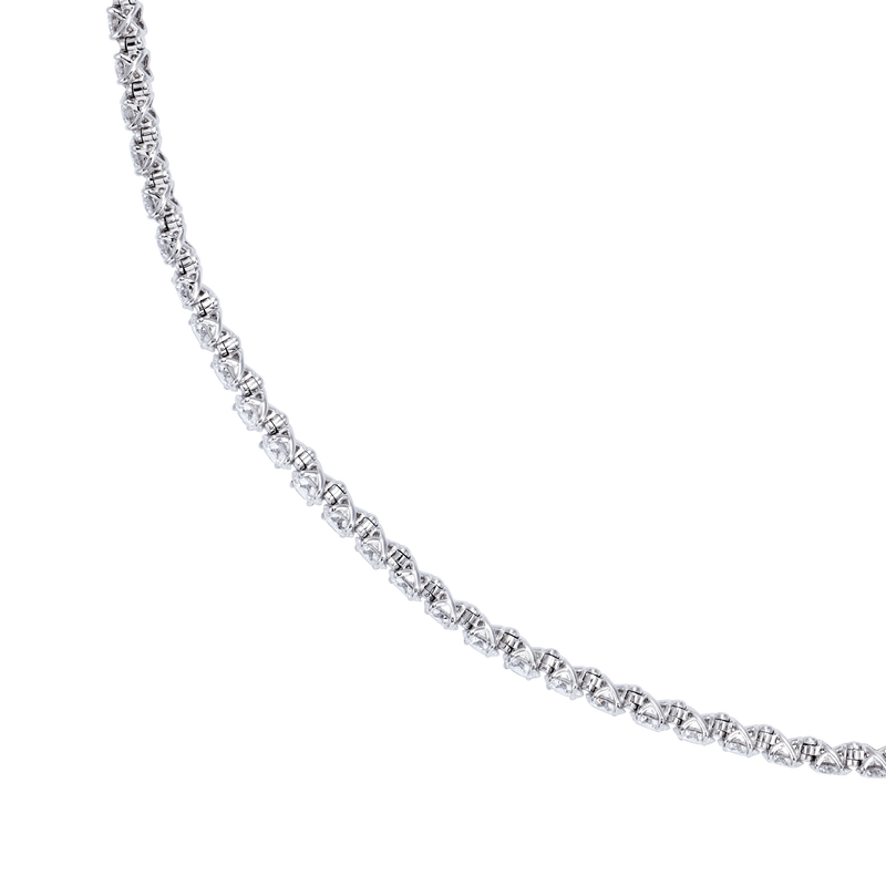 Diamond Essentials Riviera Diamond Necklace, 18.20 ct