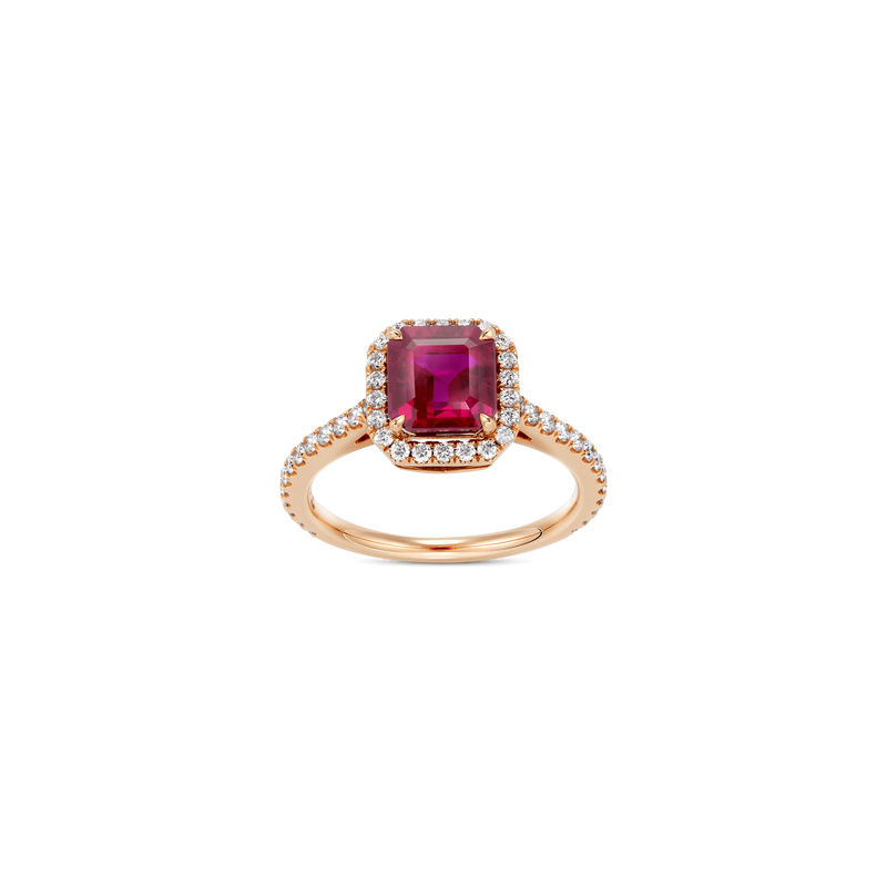 Garden of Gemstone Ruby Ring