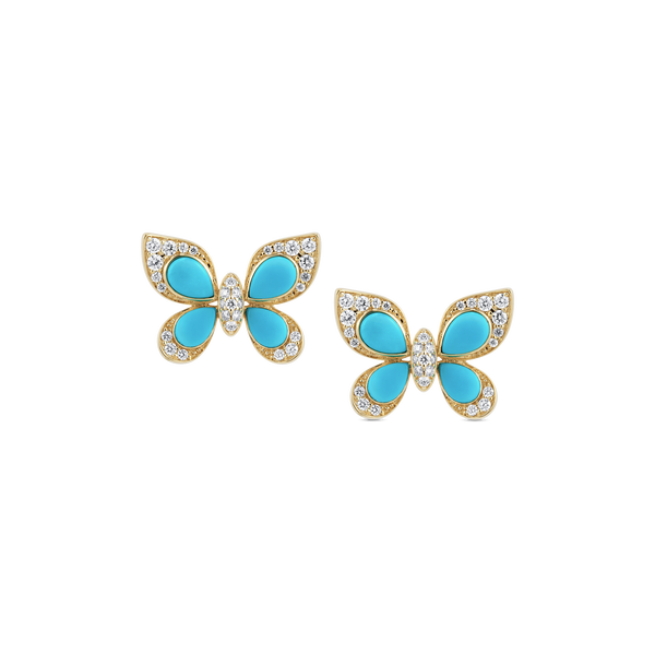 Wings of Wonder Turquoise Earrings