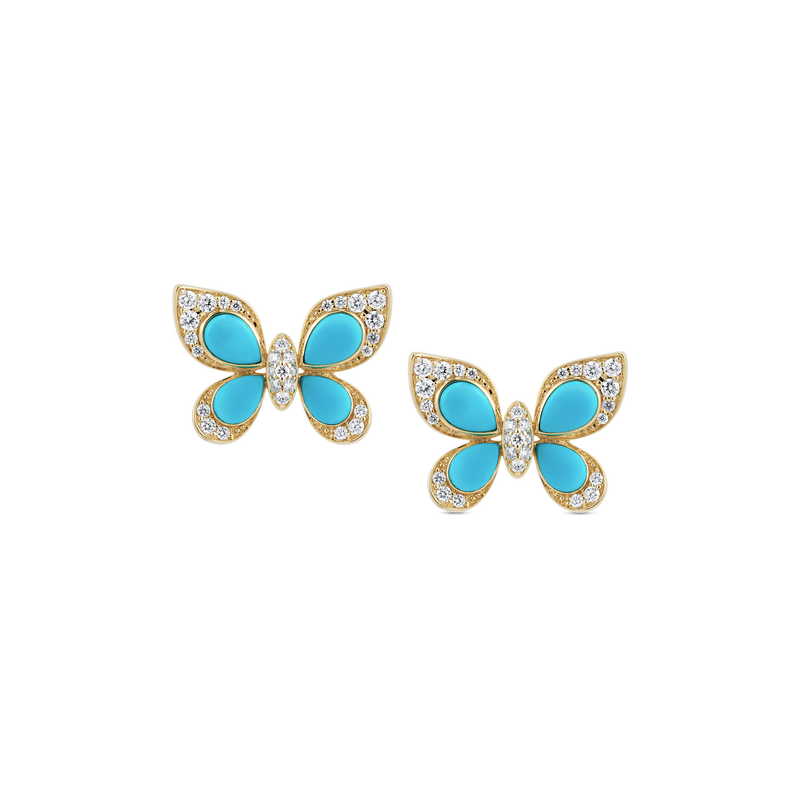 Wings of Wonder Turquoise Earrings