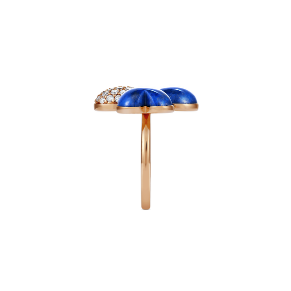 Flower of Eternity Lapis Lazuli Ring 21mm