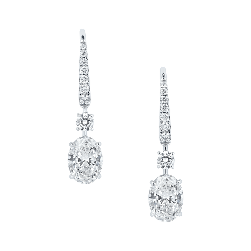 Mouawad Abadi Oval Hook Earrings