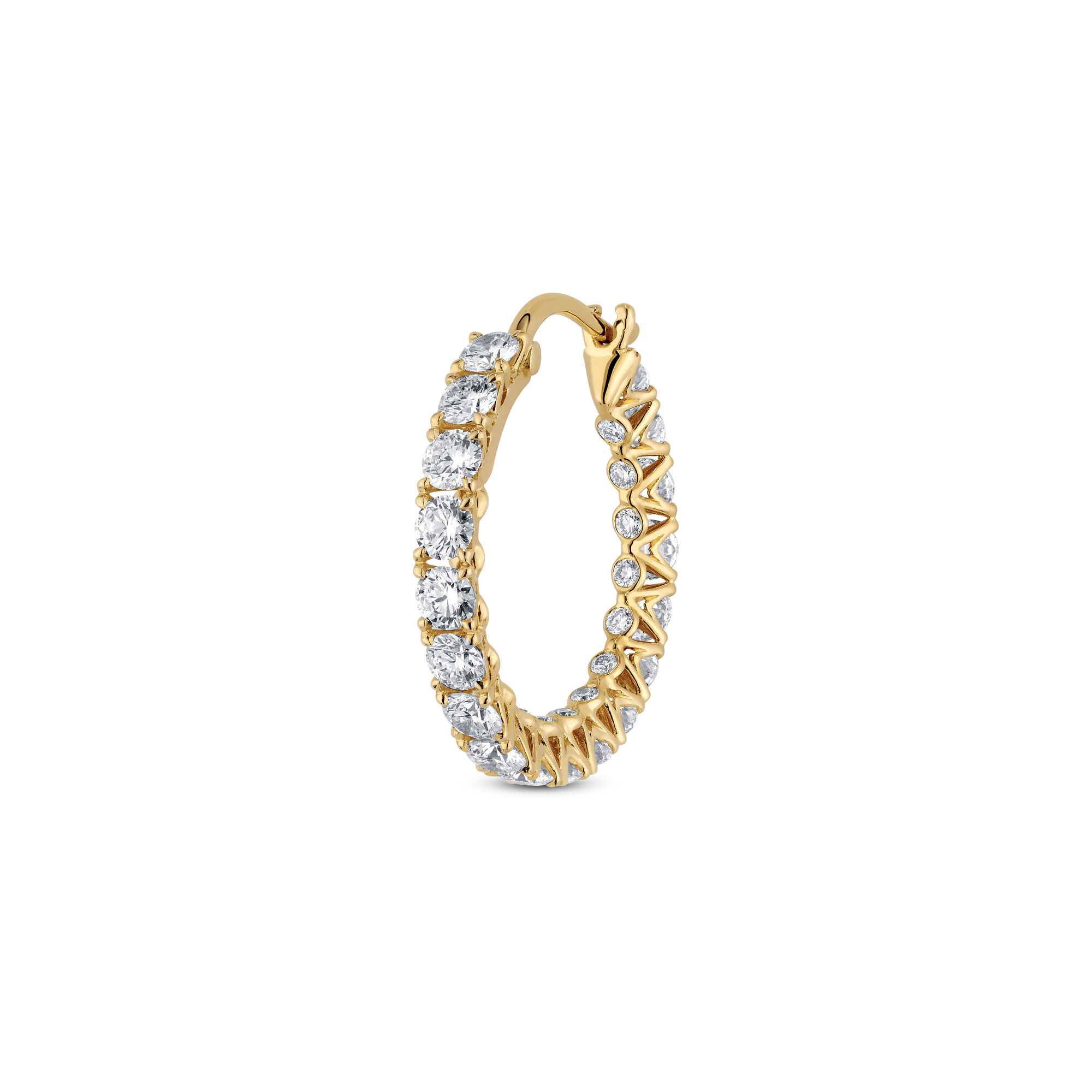 M Classique Small Diamond Hoop Earrings | MC08CYRD18 M Classique Small Diamond Hoop Earrings | MC08CYRD18