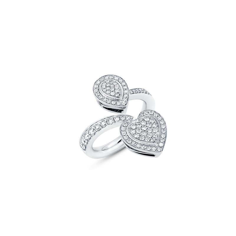 Venus Diamond Pav&eacute; Ring