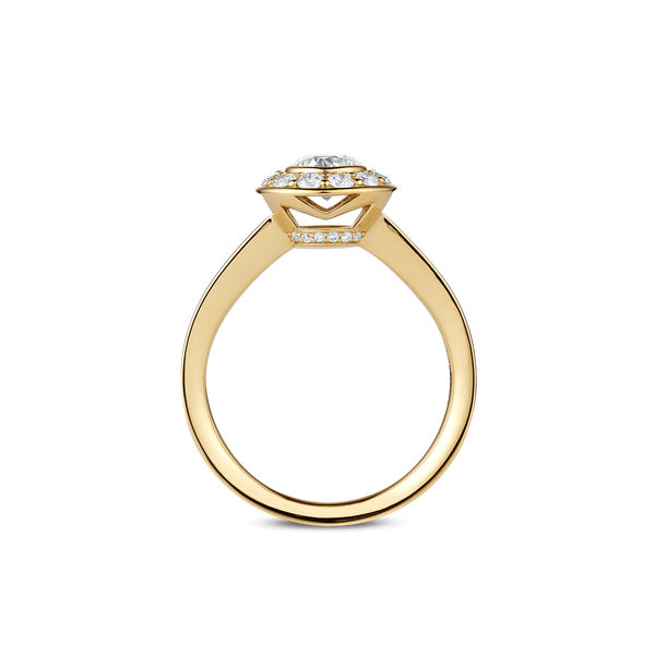 Sera Single Halo Diamond Engagement Ring 