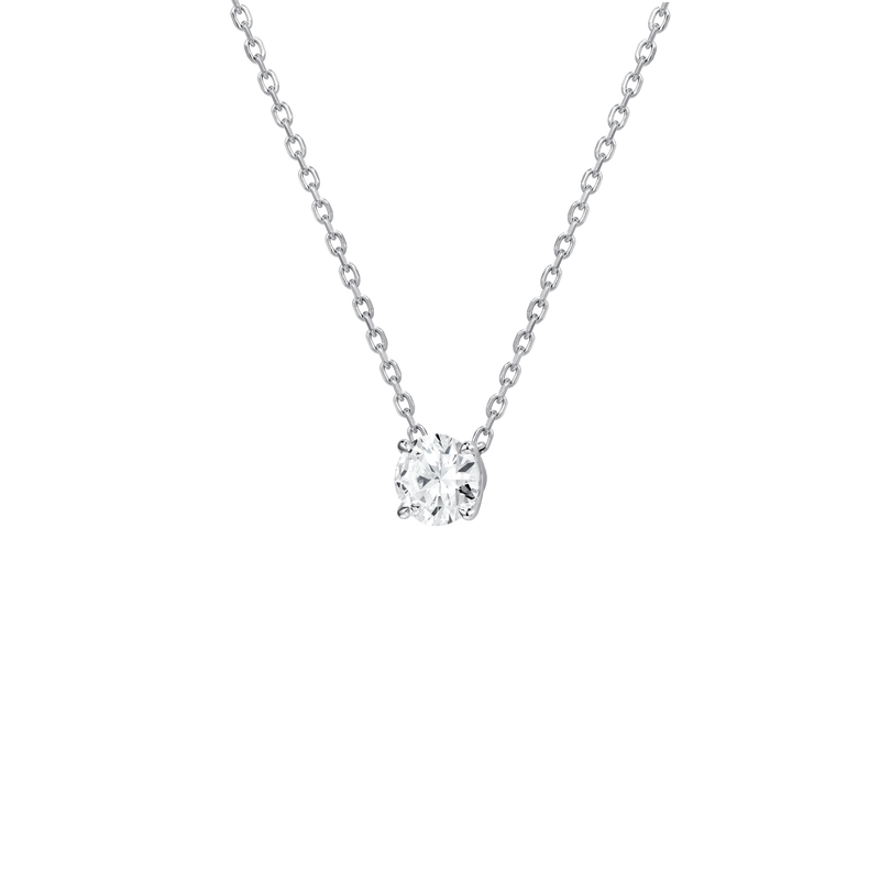 Diamond Essentials Unity 圓形單鑽吊墜