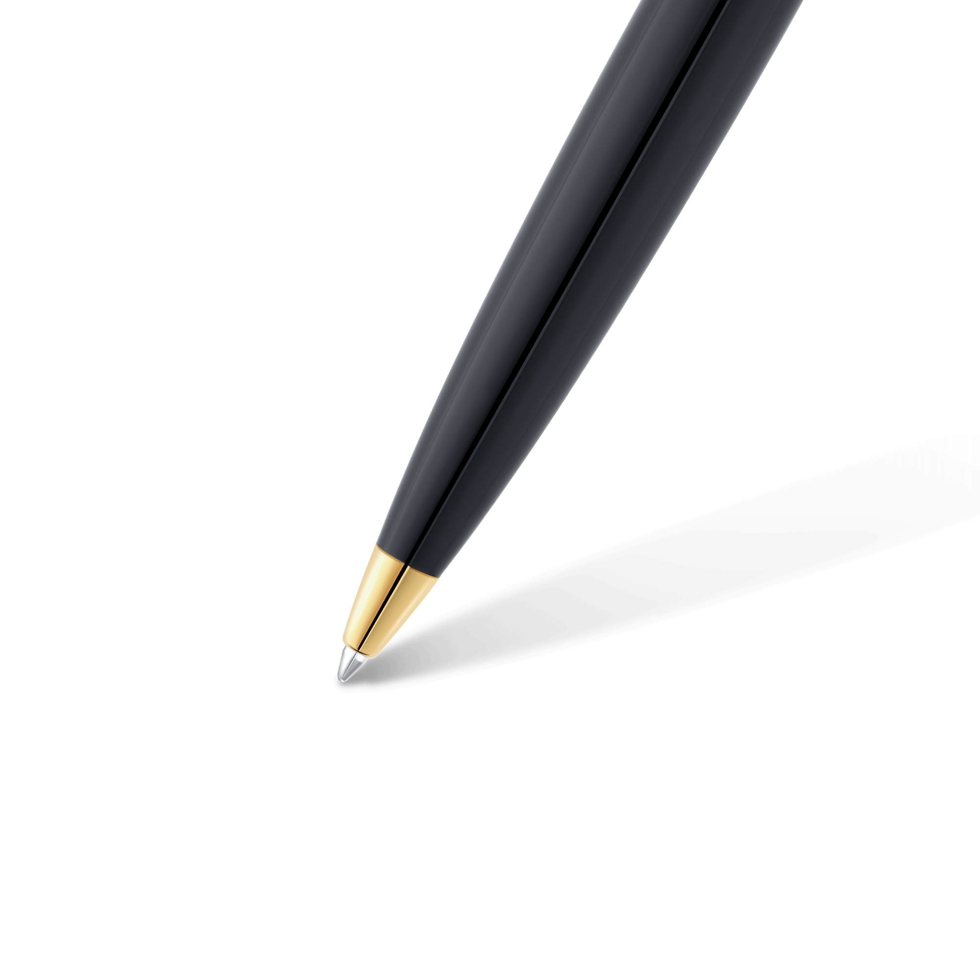 Grande Ellipse Black Lacquer Ballpoint Pen | MWI050S02