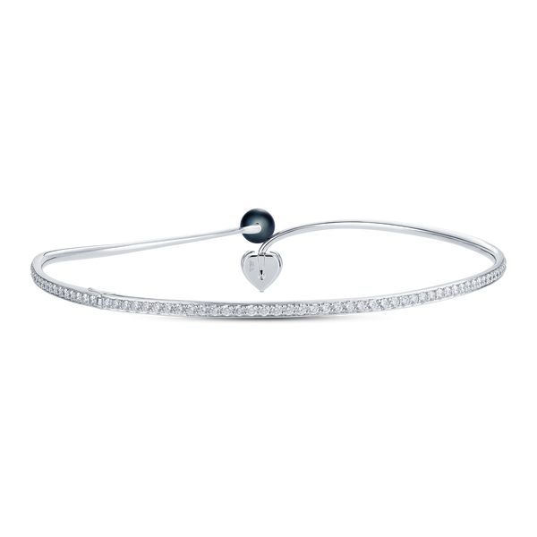 Venus Diamond Heart Pav&eacute; Necklace