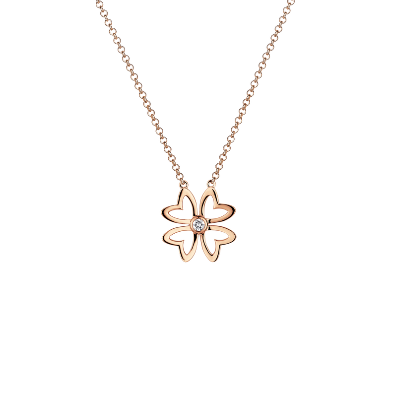 Love M Pendant with four M motifs