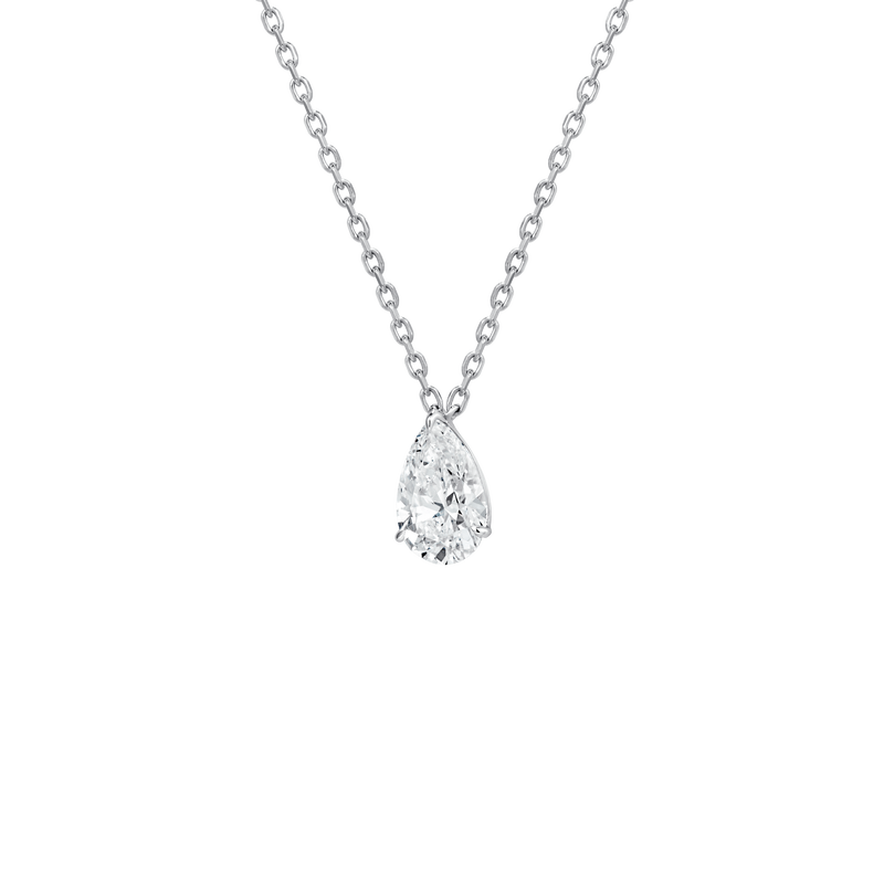 Diamond Essentials Unity 梨形單鑽吊墜