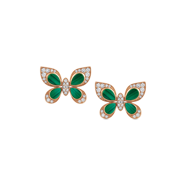 Wings of Wonder Malachite Earrings