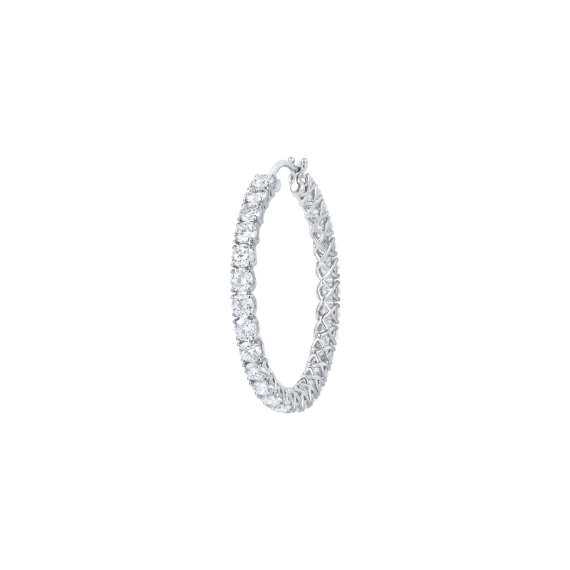 Diamond Essentials Unity Hoop Earrings, 5.60 ct