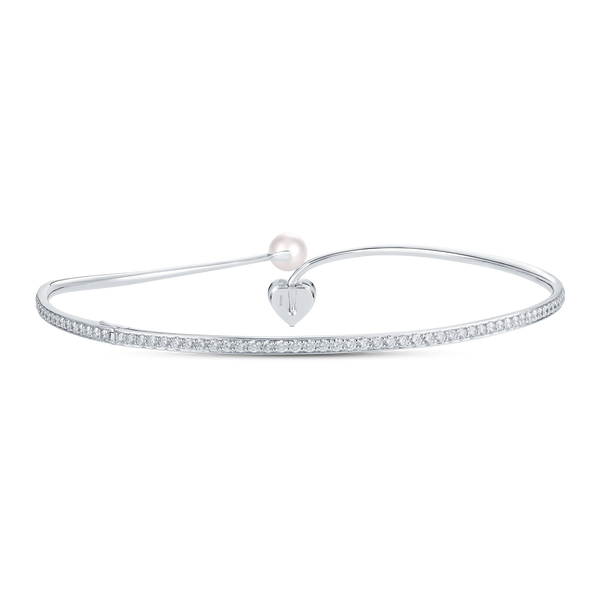 Venus Aquamarine and Diamond Pav&eacute; Necklace