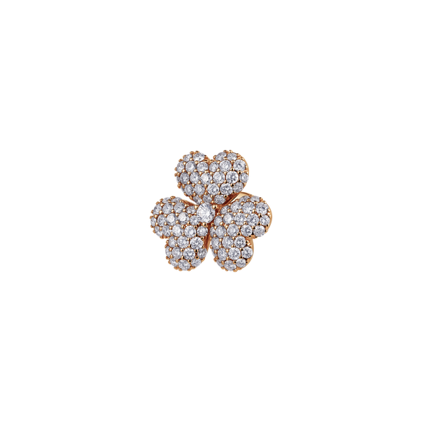 Flower of Eternity Rose Gold Earrings